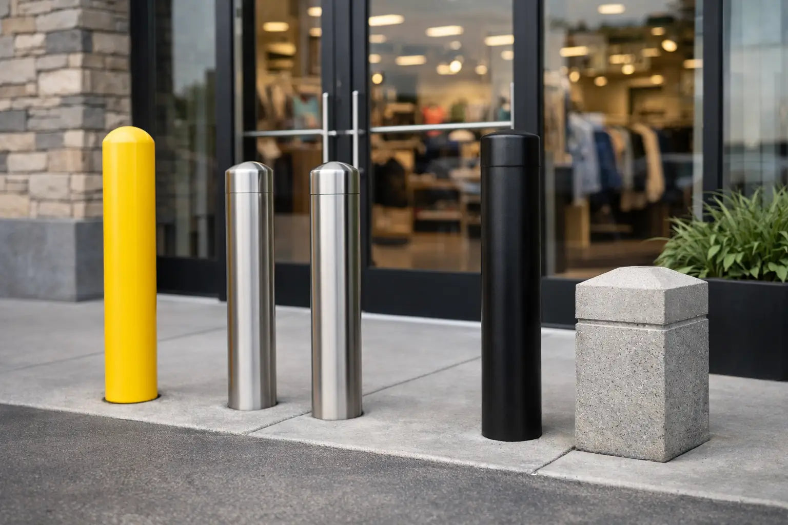 Best Bollards for Storefronts and Entrances