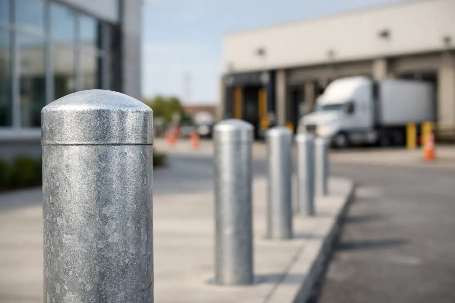 Galvanized Steel Bollards for Demanding Sites