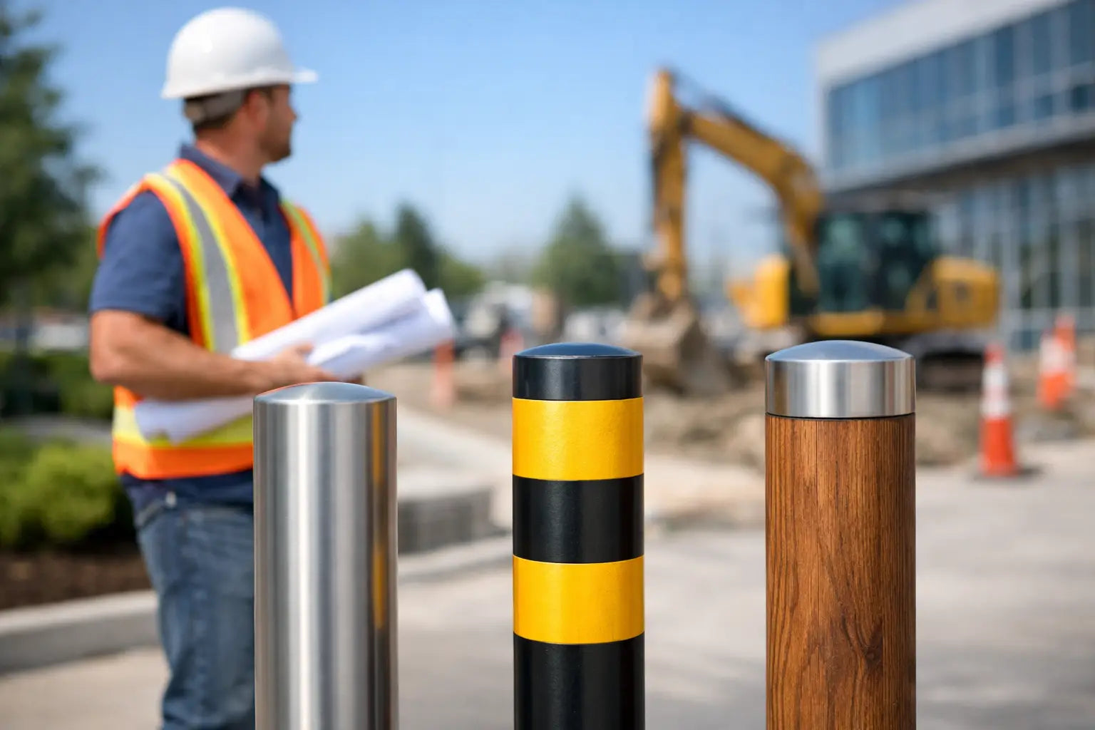 Custom Bollards for Contractors That Fit the Site