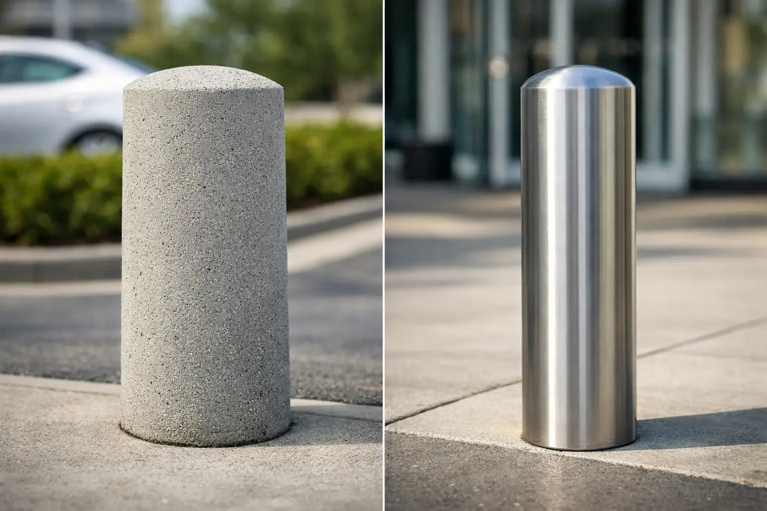 Concrete vs Steel Bollards: Which Fits Your Site?