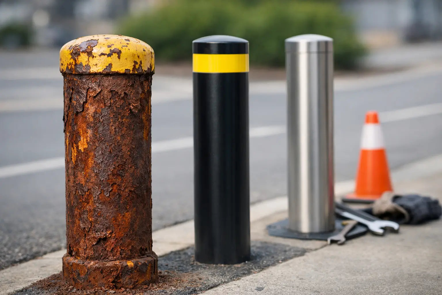 Why Bollards Rust: Causes, Prevention, and Replacement