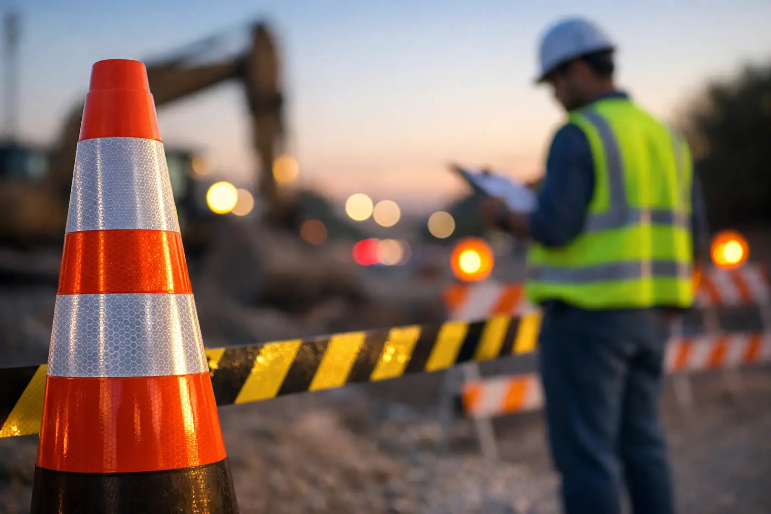 Reflective Safety Tape for Safer Sites