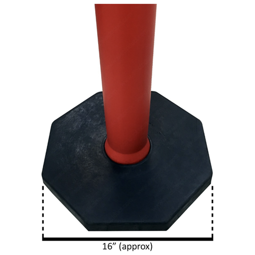 T Top bollard With Base - Bollard Canada