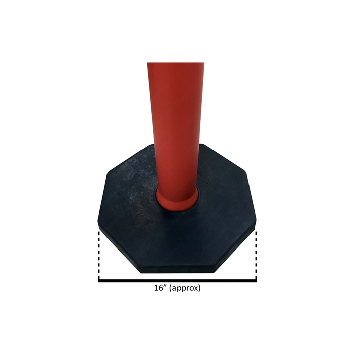 T Top bollard With Base - Bollard Canada