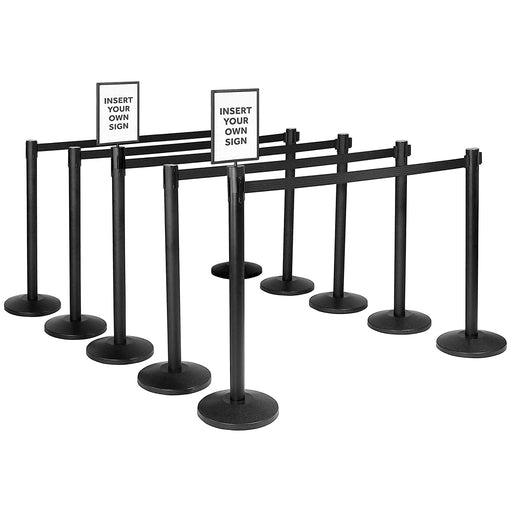 Black stanchions - Bollard Canada