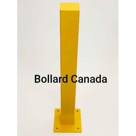 Bollard Acier Carré / Steel square bollard - Bollard Canada