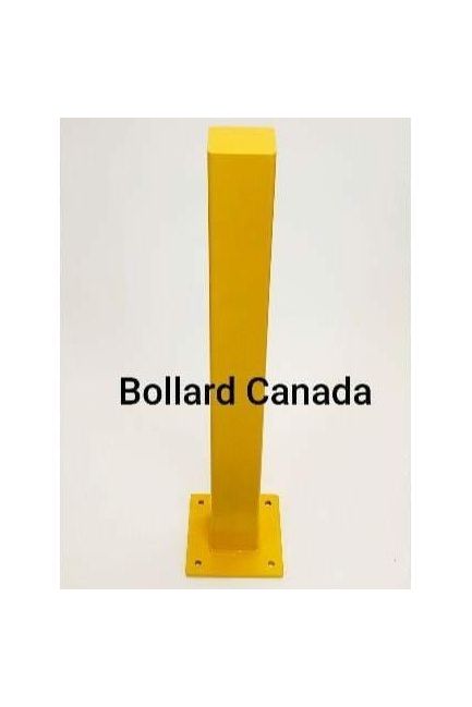 Bollard Acier Carré / Steel square bollard - Bollard Canada