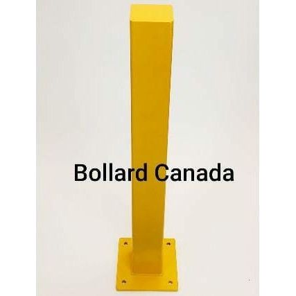 Bollard Acier Carré - Steel square bollard - Bollard Canada