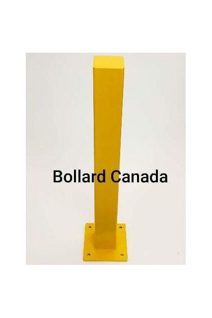 Bollard Acier Carré - Steel square bollard - Bollard Canada