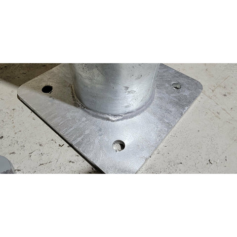 6 5/8 Galvanized Bollard Premium - Bollard Canada