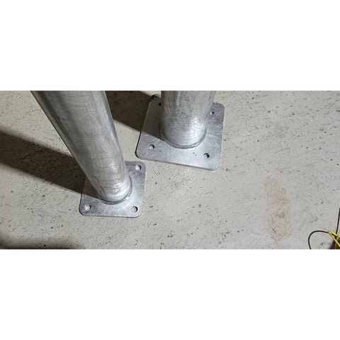 6 5/8 Galvanized Bollard Premium - Bollard Canada