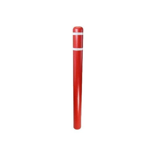 Couvre Bollard 4.5 x 52 - rouge - Bollard Canada Bollard Sleeve