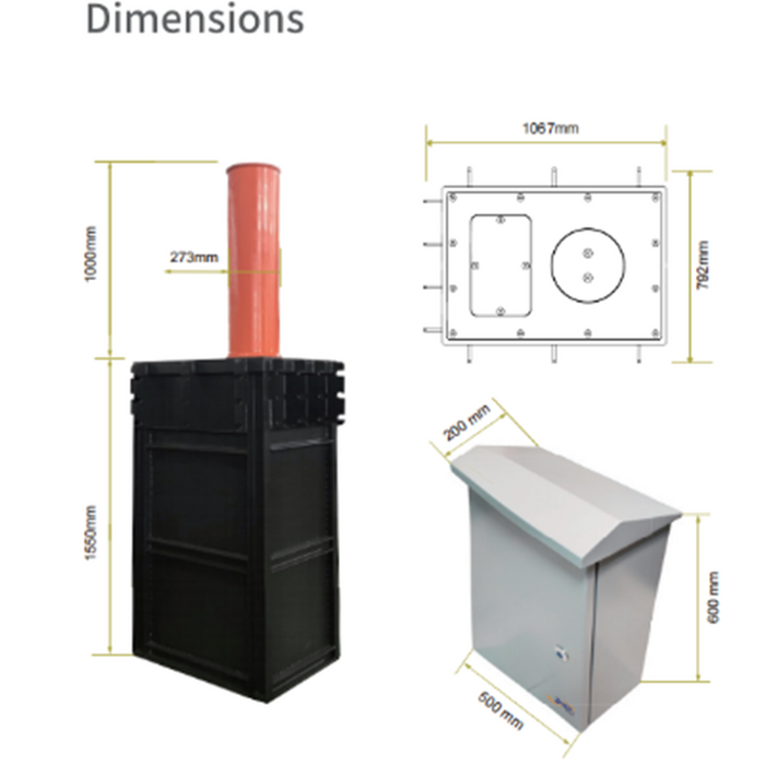 Automatic Supreme Bollard Anti Ram K12*