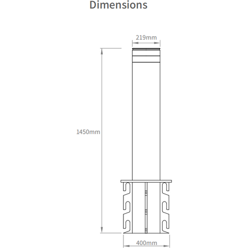 Fix Regular Bollards - Bollard Canada