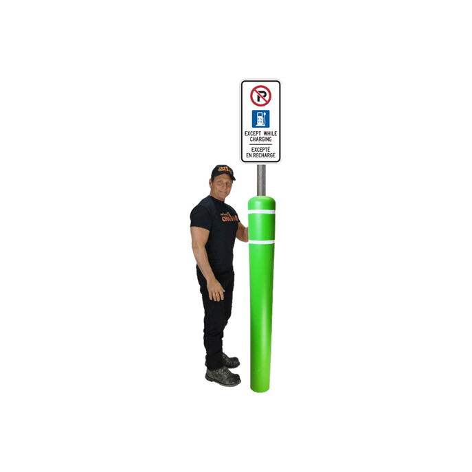 Bollard Sign