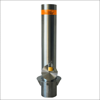 Removable Bollard with pad lock - Bollard Canada
