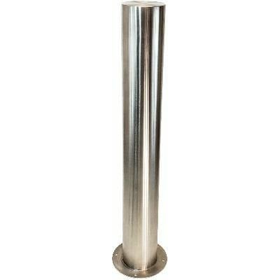 Bollard visé stainless 6 pouces - Bollard Canada