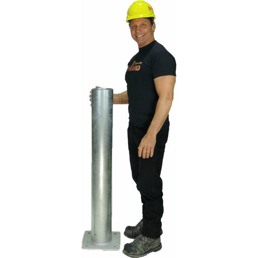 Galvanized bollard