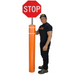 Bollard Cover orange sign - Bollard Canada