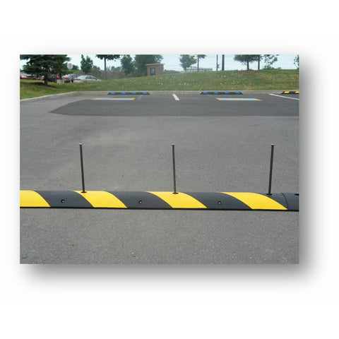  Rubber Speed Bump 6' x 12''x 2'' - Bollard Canada