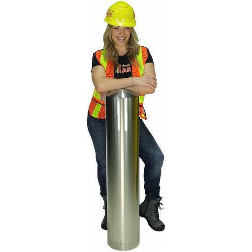 bollard cover stainless steel