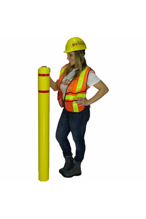 Bollard Cover 4.5 x 52 - Yellow - Bollard Canada Bollard Sleeve
